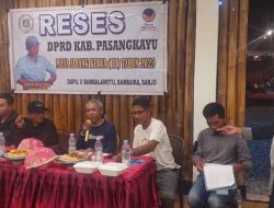 Arham Bustaman Anggota DPRD Kabupaten Pasangkayu Fraksi Partai Nasdem Komisi I Dapil Bambarasa Laksanakan Reses