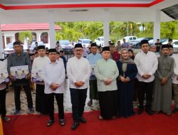 Bupati Pasangkayu Menyambut Hangat Kedatangan Gubernur dan Wakil Gubernur Sulbar Bersama Rombongan 