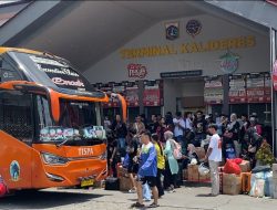 Terminal Kalideres Sudah Memberangkatkan 243 Pemudik Dengan 19 Armada Bus