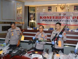 Tim Gabungan Kepolisian Amankan Teknisi Senjata Angin Rakitan Tanpa Izin Di Minahasa Tenggara