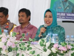 Peringatan HKG PKK ke-53 dan BBGRM,Ketua TP-PKK Hj.Aulia Yaumil Kunker di Kecamatan Bambaira