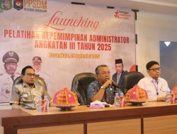 Sekda Pasangkayu Resmi Membuka Launching Pelatihan Kepemimpinan Administrator Angkatan III Tahun 2025