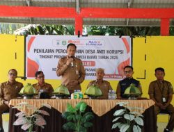 Asisten l Kabupaten Pasangkayu,Resmi Buka Acara Penilaian Desa Anti Korupsi Tingkat Provinsi Sulawesi Barat