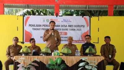 Asisten l Kabupaten Pasangkayu,Resmi Buka Acara Penilaian Desa Anti Korupsi Tingkat Provinsi Sulawesi Barat