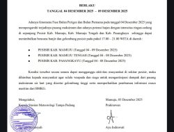 Waspada! BMKG Terbitkan Peringatan Dini Banjir Pesisir di Mamuju, Mamuju Tengah, dan Pasangkayu Hingga 9 Desember 2025
